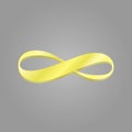 Golden sign of infinity